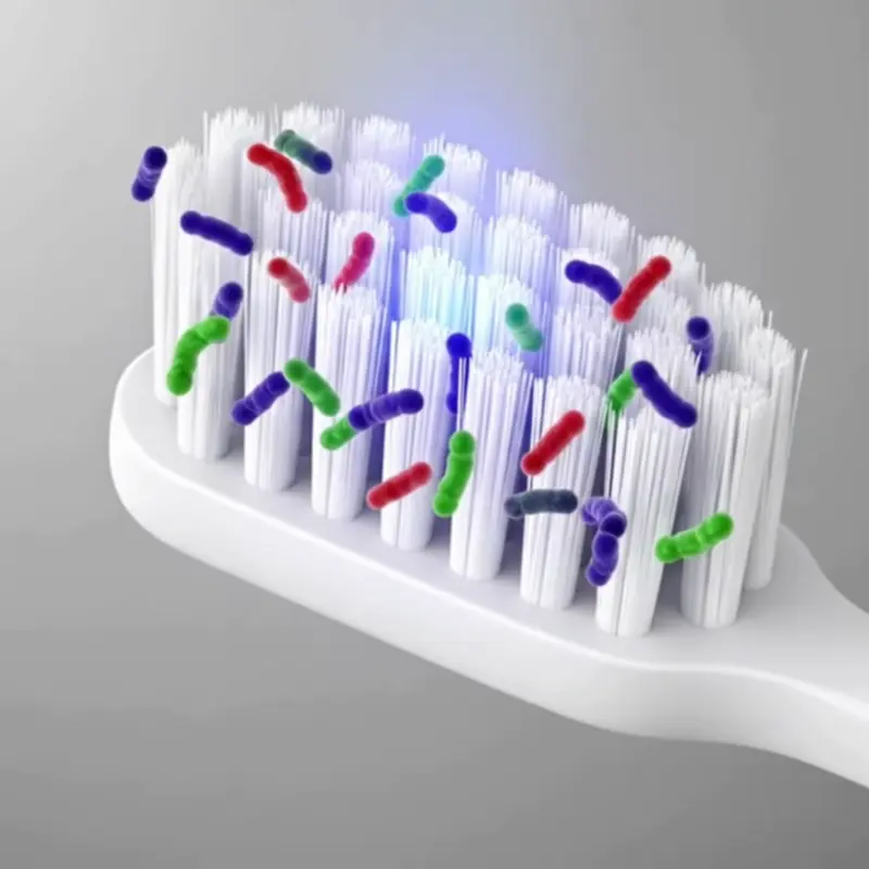 Sterl Mini UV-C cycle running — light disrupting bacterial DNA on contact
